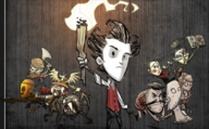 Wilson as seen in the old background of Klei's twitter.