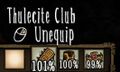 A bugged Thulecite Club with 101% durability.