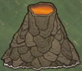 The Volcano's icon on the map outside of Dry Season.