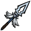 Winged Elding Spear Swoop in and strike your foes as quick as lightning.