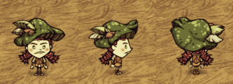 Wigfrid wearing a Green Funcap.