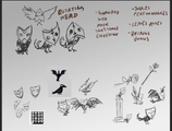 Mocking Birds concept art from Rhymes With Play stream.