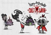 Wilson and Warly in Cult of the Lamb Birthday by Klei developers [5]
