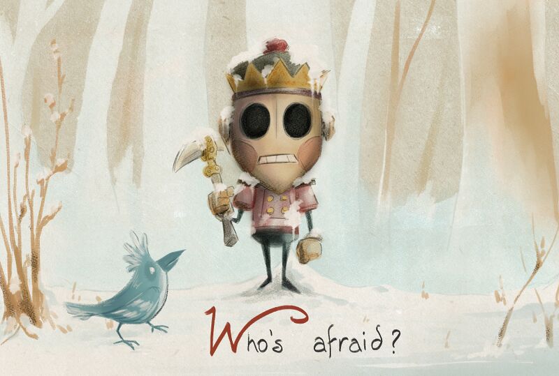 File:Historically Accurate Don't Starve Themed Card Afraid.jpg