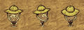 Woodie wearing a Beekeeper Hat.