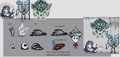Crystal Deerclops loot Concept art from Rhymes with Play