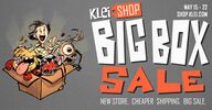 Wilson in promotional for Klei's Big Box Sale