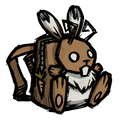 Elegant Rabbit Rucksack Go down the rabbit hole with this rabbit-shaped backpack. See ingame
