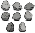 All variants of Cave-In Boulders.
