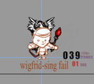 A rough concept animation of Wigfrid failing to perform a Battle Song from Rhymes With Play #278.
