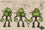 Concept art from 2016 of Mangrove and Jungle Tree Treeguards.