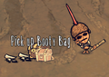 Booty Bag drop with an X Marks the Spot Treasure.