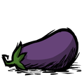 Original HD Eggplant icon from Bonus Materials from CD Don't Starve.