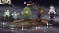 Color chart for characters from short film "Don't Starve Together: The Monster Marsh" from Rhymes With Play #263.
