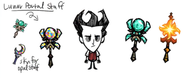 Terraria skins concept art from Rhymes With Play #An Eye for An Eye