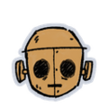 WX-78's emoji in the official Klei Discord server.