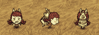 Wigfrid carrying a Bishop Head.