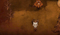 Charlie's attack as seen from The Werebeaver's point of view in Don't Starve Together.