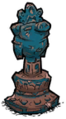 The Blue Sow as it appears on its pedestal.