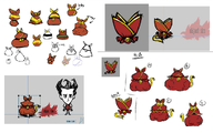 Red Pouch Concept Art from Rhymes With Play Dev Cast - Year of the Catcoon