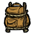 Spiffy Rucksack A rustic rucksack in a 'carrot orange' color. See ingame