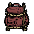 Spiffy Rucksack A rustic rucksack in a 'koalefant trunk red' color. See ingame