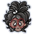 Wanda emoji from the official Klei Discord server.