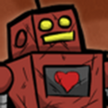 The Lying Robot avatar used by the Klei Discord's bot.