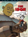 Joke image of WX-78 and Wilson drawn over a poster for The Iron Giant.