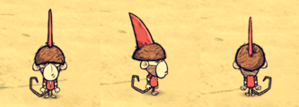 Wilbur wearing a Sleek Hat.