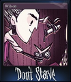 Wilson's Steam Trading Card for Don't Starve.
