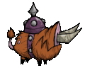 The idle animation of a Pit Pig.