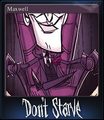 Maxwell's Steam Trading Card for Don't Starve.