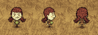 Wigfrid wearing a Construction Amulet.