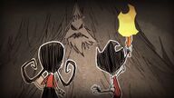 Willow and Wilson in the Don't Starve Together launch trailer.