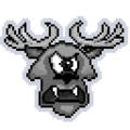 Pixel Deerclops emoji from official Klei Discord server