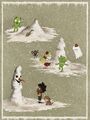 In Historically Accurate Don't Starve Themed Card "Snowman" by Klei Developers [4]