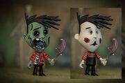 Zombie Wes Figurine concept art