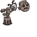 Statue with its head as found in the game's files.