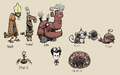 On Concept Art from Bonus Materials from CD Don't Starve.