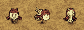 Wigfrid carrying a Knight Head.