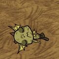 Wurt put to sleep by a Cooked Mandrake.