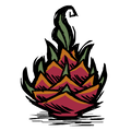 Original HD Dragon Fruit icon from Bonus Materials from CD Don't Starve.