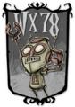An image of WX-78 in their unreleased "Future" skin.