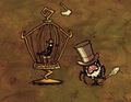 An easter egg in vanilla Don't Starve where placing a bird in a birdcage may result in it having a small pirate hat.