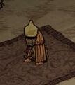 Bishop sleeping while no mobs are nearby.