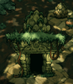 Ruins entrance (unlocked) leading to island with Fountain of Youth.