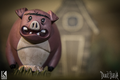 A photo of a Pig Blind Box Figure sold in Klei's online store.