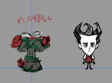 Playbill concept art from Rhymes With Play stream.