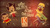 A Wilson cookie as seen on Klei's 2017 Christmas poster.